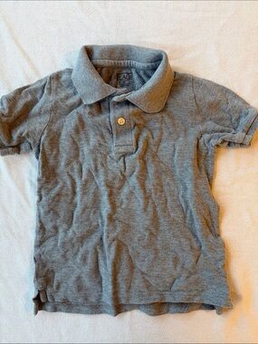The Children's Place Gray Polo Shirt with Collar